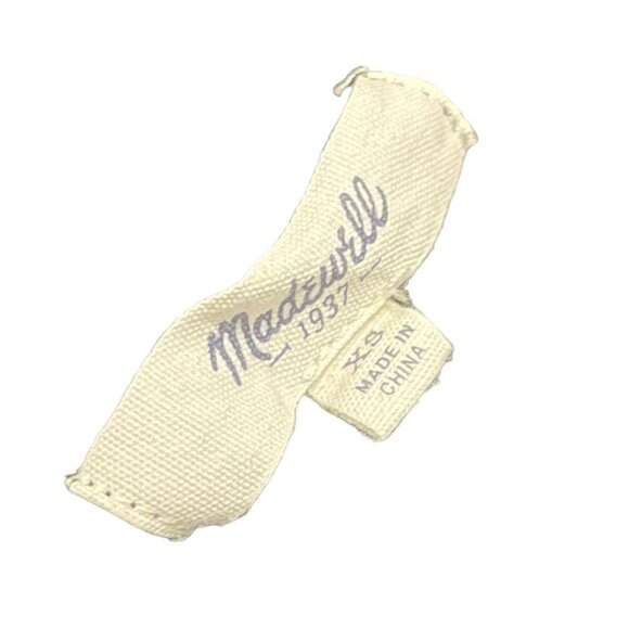 XS Madewell Long Sleeve V-Neck Oversize Womens Top Tshirt - Picture 8 of 11